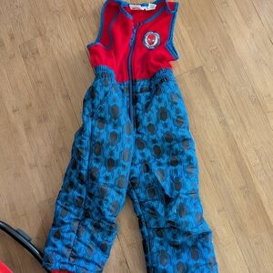 Red and Blue Kids' Snow Suit